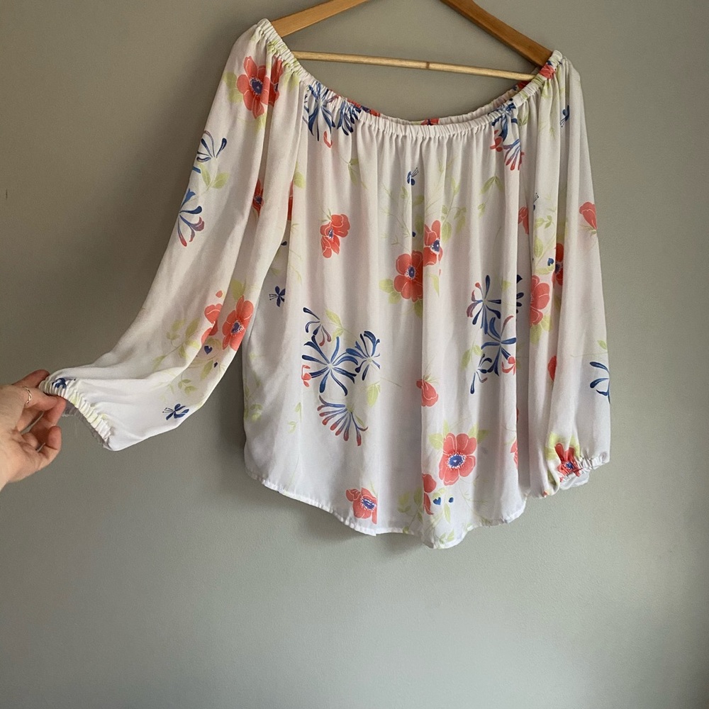 Off the shoulder blouse